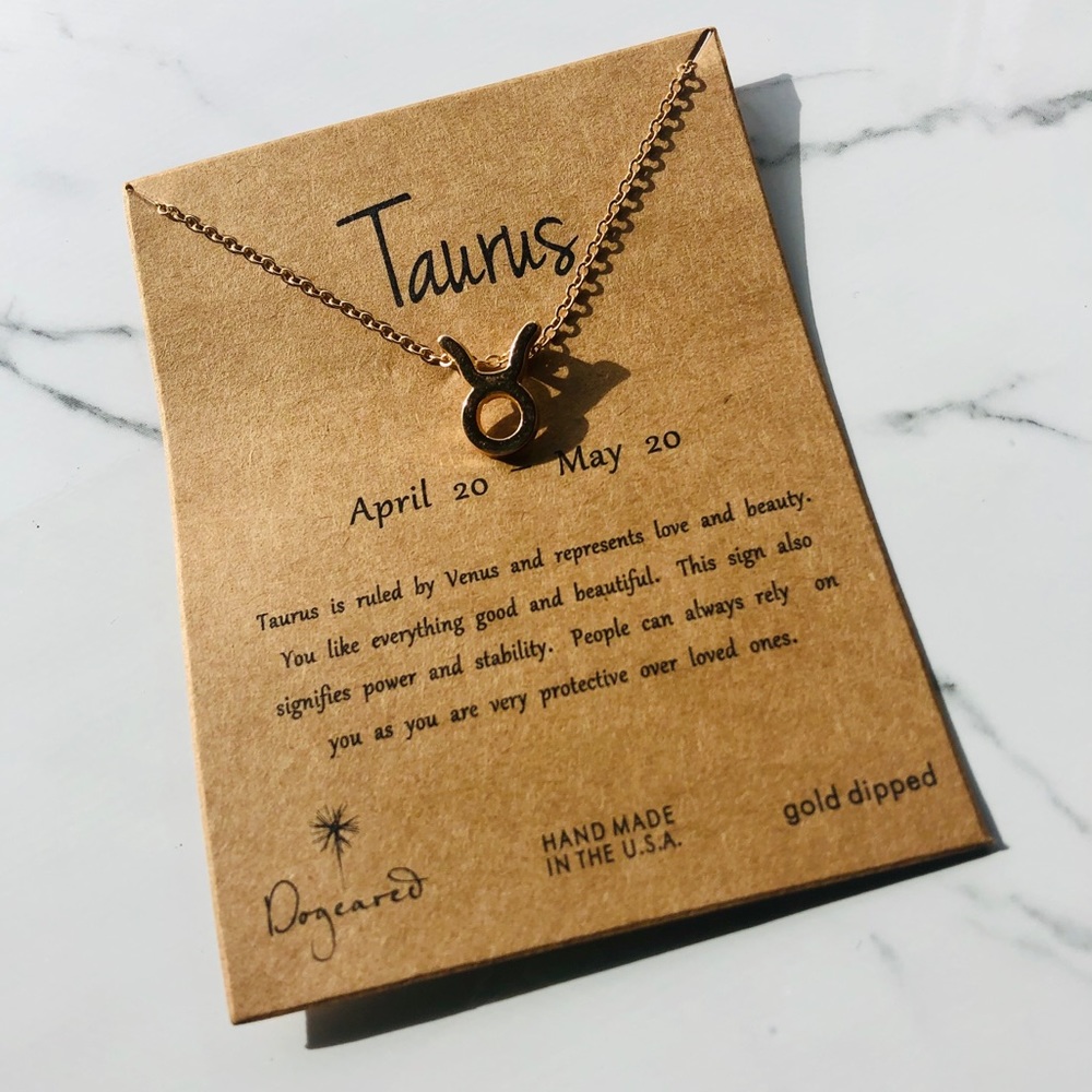 Taurus Astrology Sign Necklace♉️